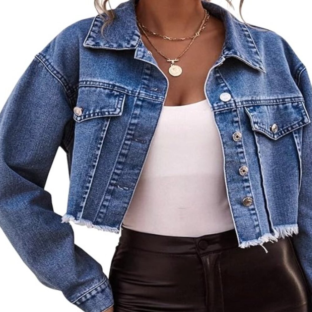 Cropped Jean Jacket